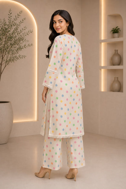 Pure Doria Lawn Dainty Floral Printed 2-Piece Suit