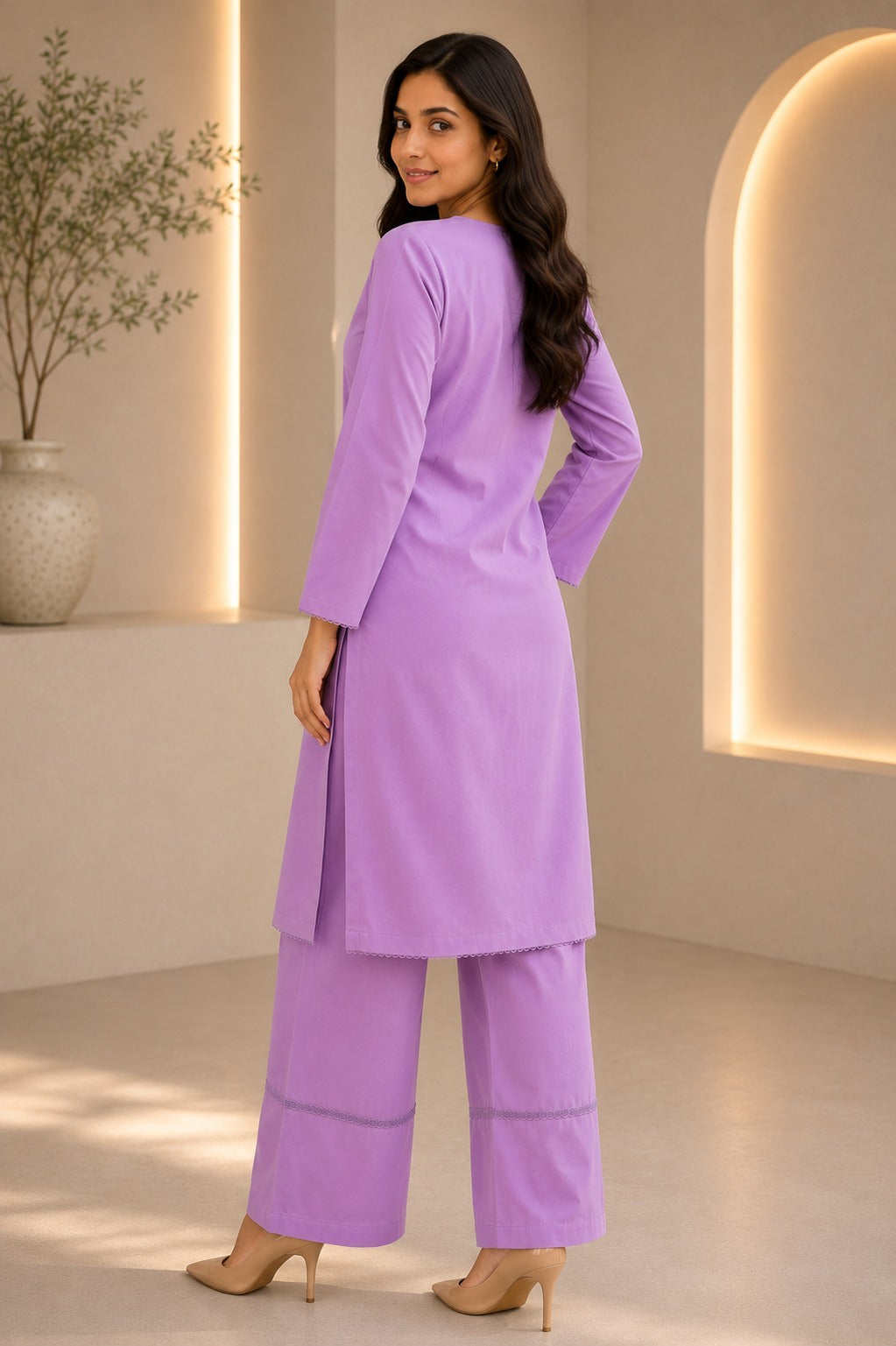 Mustard Lawn 2-Piece Co-Ord Set