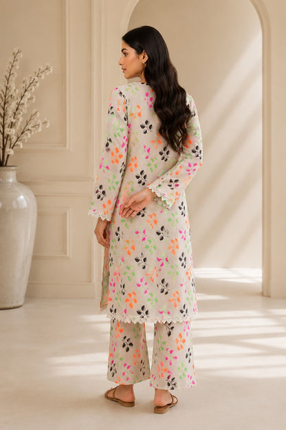 Pure Doria Lawn Multi-Color Printed 2-Piece Suit